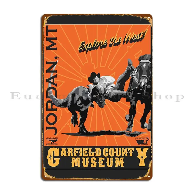 Garfield County Museum Metal Plaque Poster Painting Designing Wall Decor Club Club Tin Sign Poster