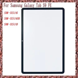AAA For Samsung Galaxy Tab S9 FE SM-X510 SM-X516 SM-X516B X510 X516 Touch Screen Panel Tablet Front Outer LCD Glass Len With OCA