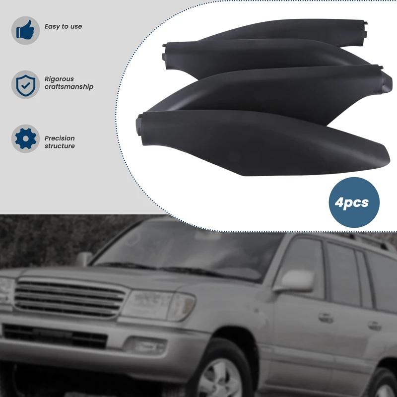 

Car Roof Rack Cover Baggage Slide Rail Protection Lid 6349260040 For Toyota Land Cruiser Prado LC120 03-09