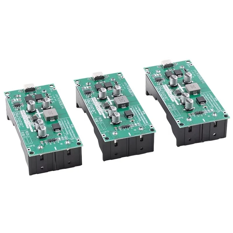 Type-C 15W 3A 18650 Lithium Battery Charger Module DC-DC Step Up Booster Fast Charge UPS Power Supply / Converter 5V 9V 12V