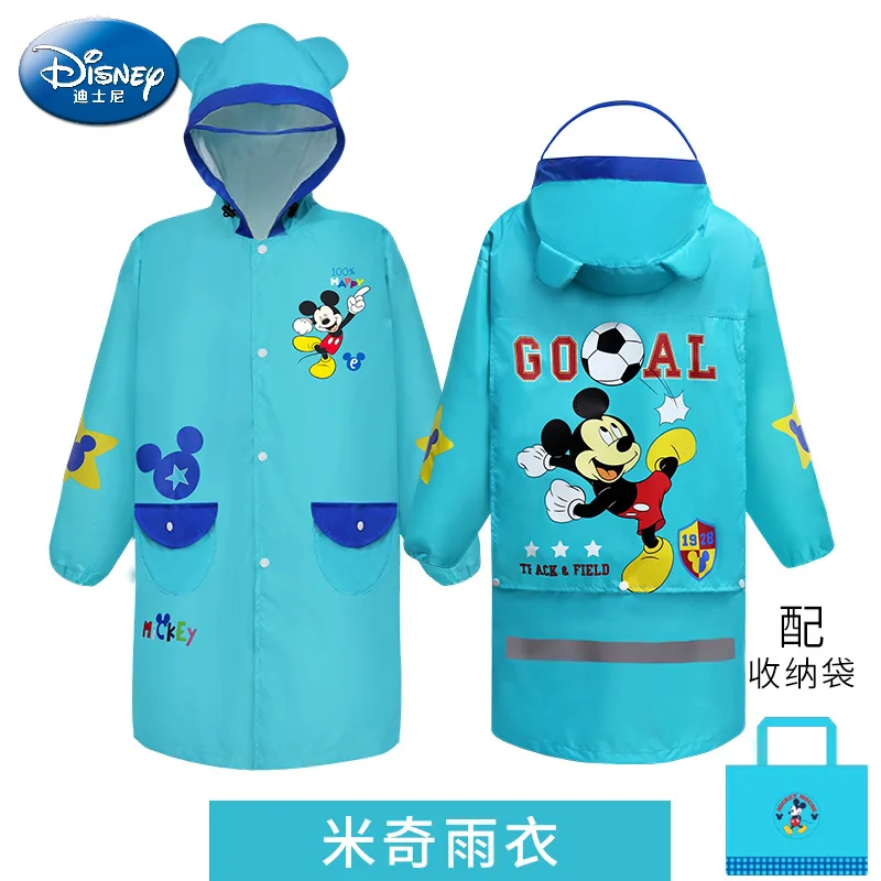 Children Minnie Mickey Cartoon Raincoat Schoolbag impermeable Kids Girls Poncho Boys Rainwear Rainsuit men raincoat gifts