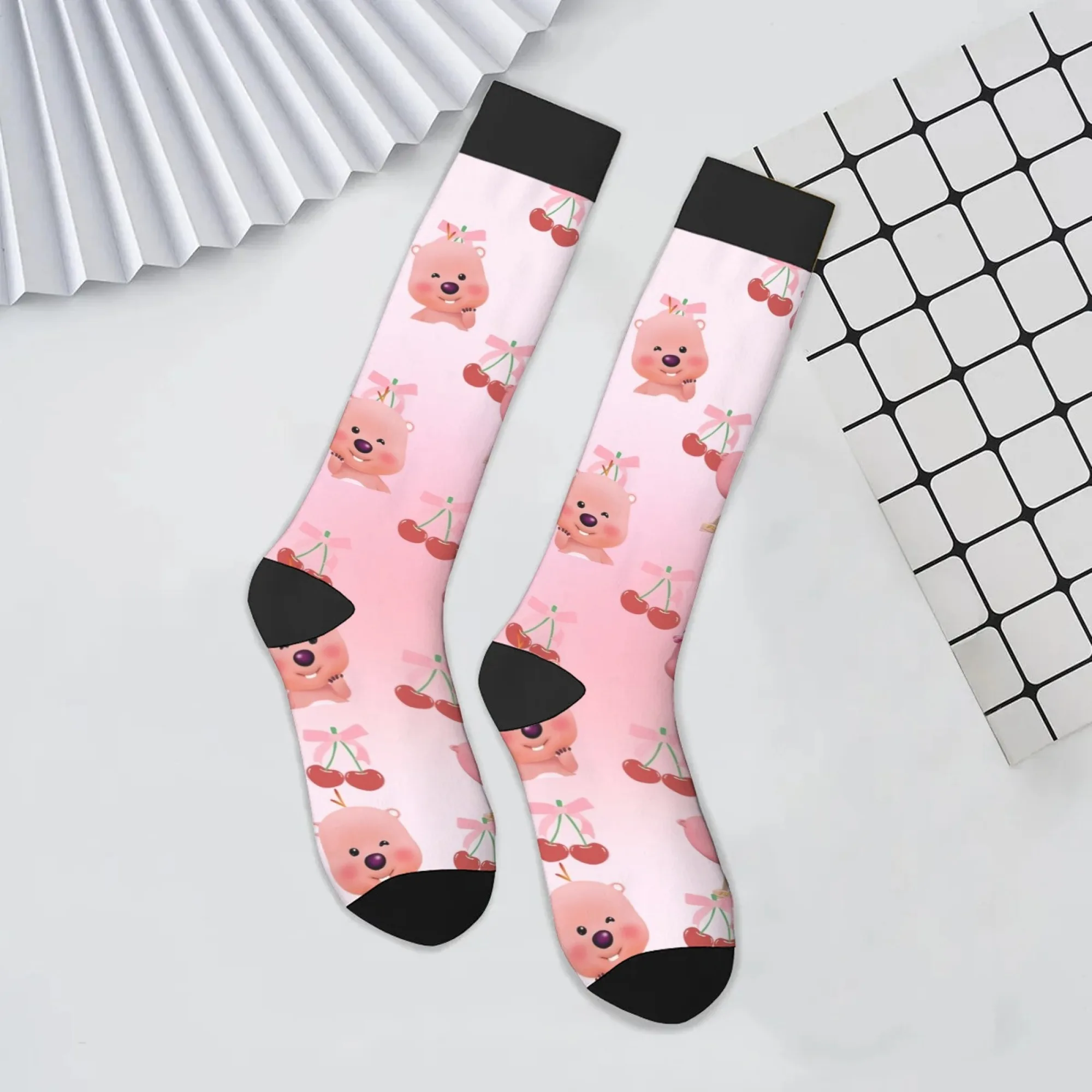 

Носки унисекс с принтом петель, новинка, уличные носки в стиле Харадзюку в стиле ретро в стиле хип-хоп, удобные нескользящие теплые носки, забавные подарочные аксессуары