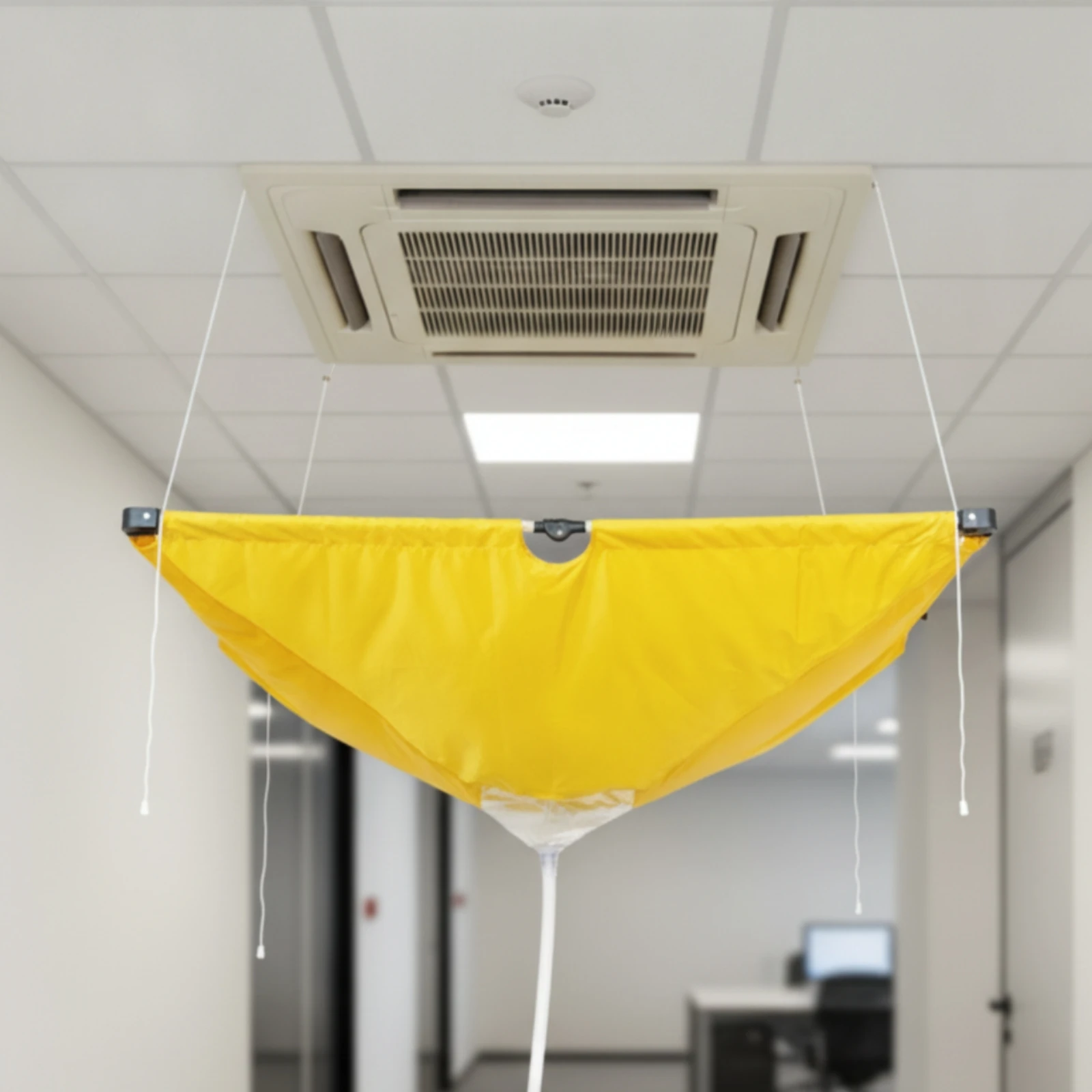 Air Conditioner Cleaning Cover Easy to Use Ceiling-Mounted Air Conditioner Cleaning Cover Air Conditioning Wash Bag Sturdy