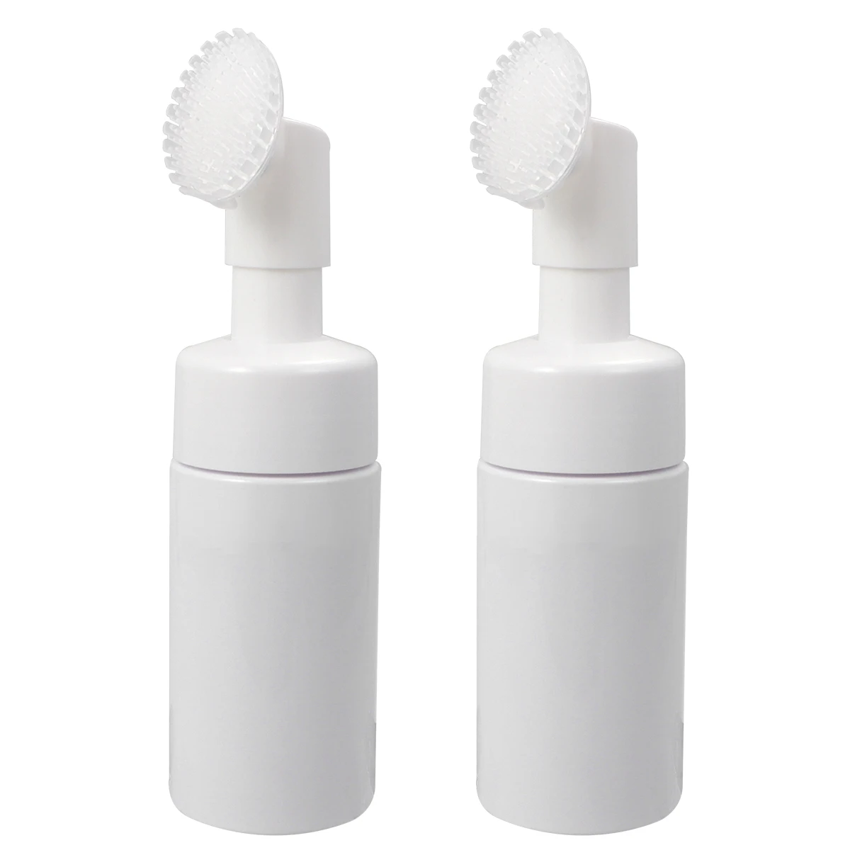 

2PCS Travel Size Squeeze Foam Pump Bottle Empty Sub Toiletry Lightweight Portable Cosmetics Bubble Bottles For Facial Cleanser