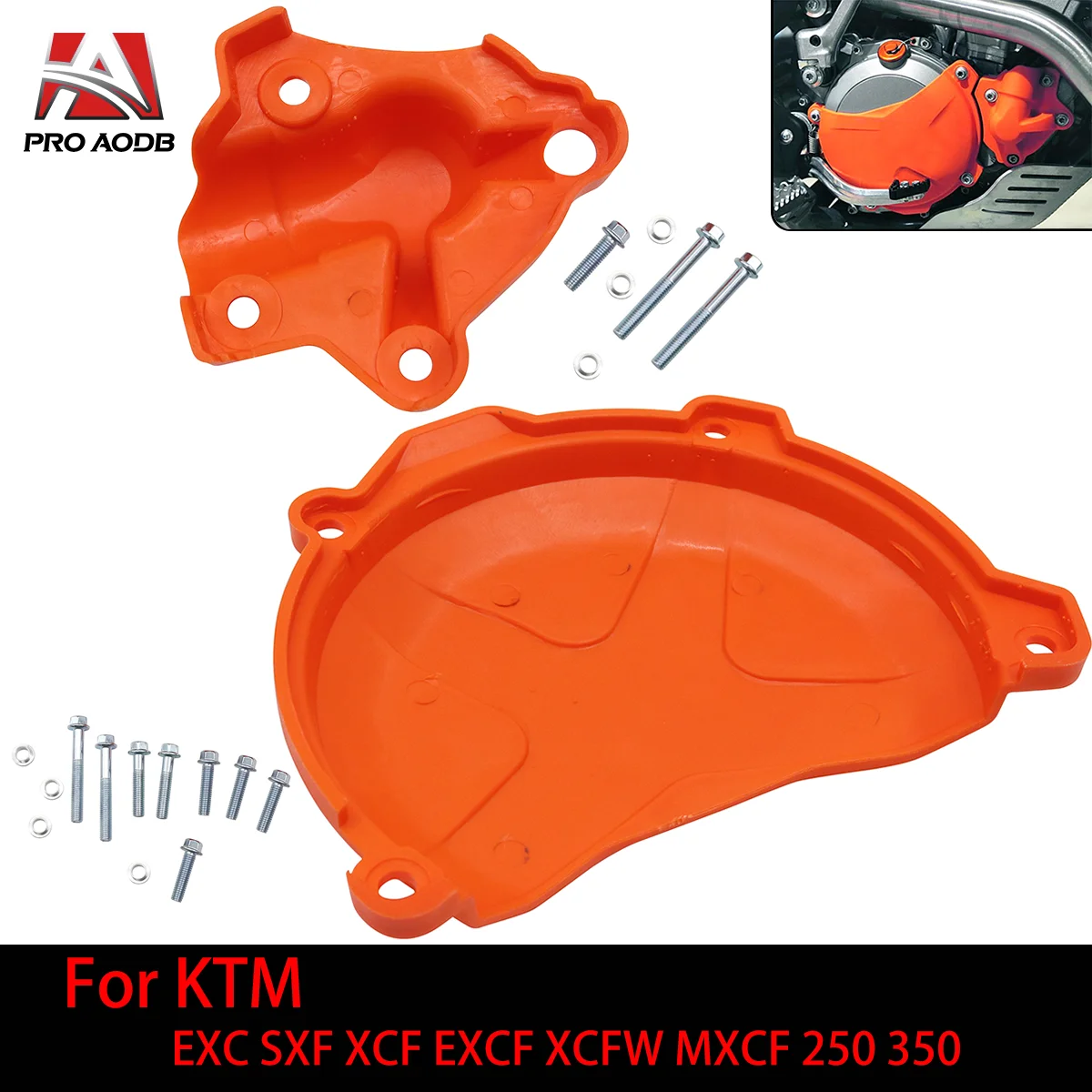 Clutch Protector Guard Water Pump Cover For KTM 250 350 SX-F EXC-F XC-F XCF-W 2012-2016 Enduro SIX DAYS FREERIDE Dirt Bike Etc