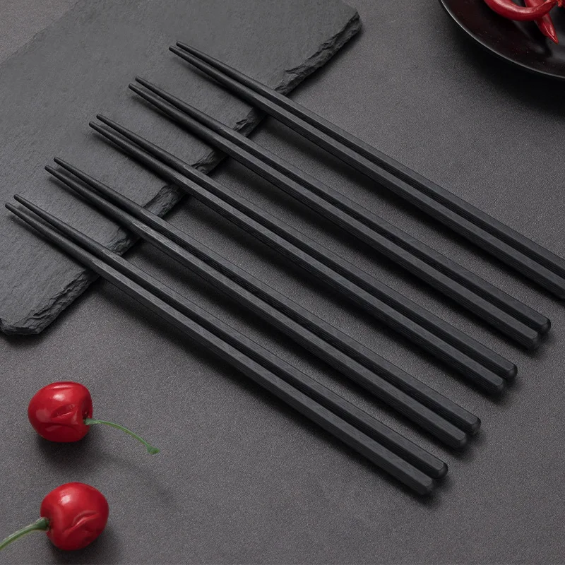 10Pairs High Quality Japanese Non-Slip Chopsticks Korean Home Hotel Restaurant Portable Healthy Food Stick For Sushi Chopsticks