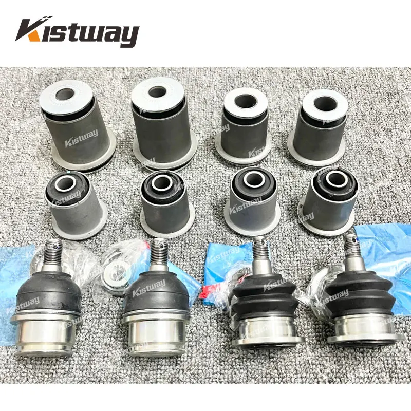 12PCS Front Control Arm Bushing Kit For Toyota LAND CRUISER PRADO 2700 4000 3400 GRJ120 GRJ150 For LEXUS GX400 GX460