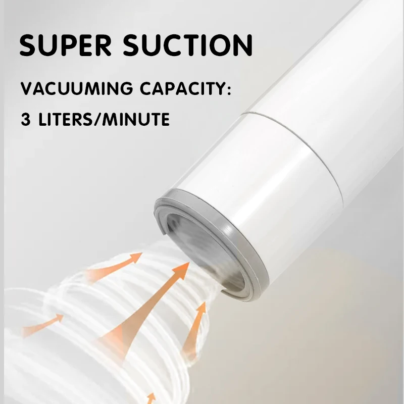 Mini Rechargeable USB Handheld Automatic Vacuum Food Sealer with 5 Zippered Pouches