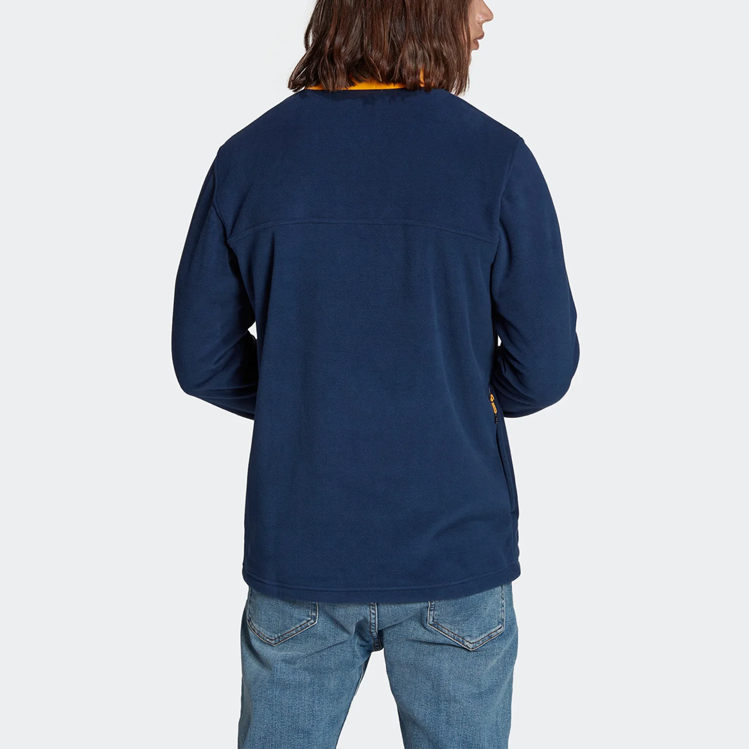 Adidas Official Genuine Three Stripes Autumn/Winter New Men's Fleece-Lined Sport Sweatshirt II8482