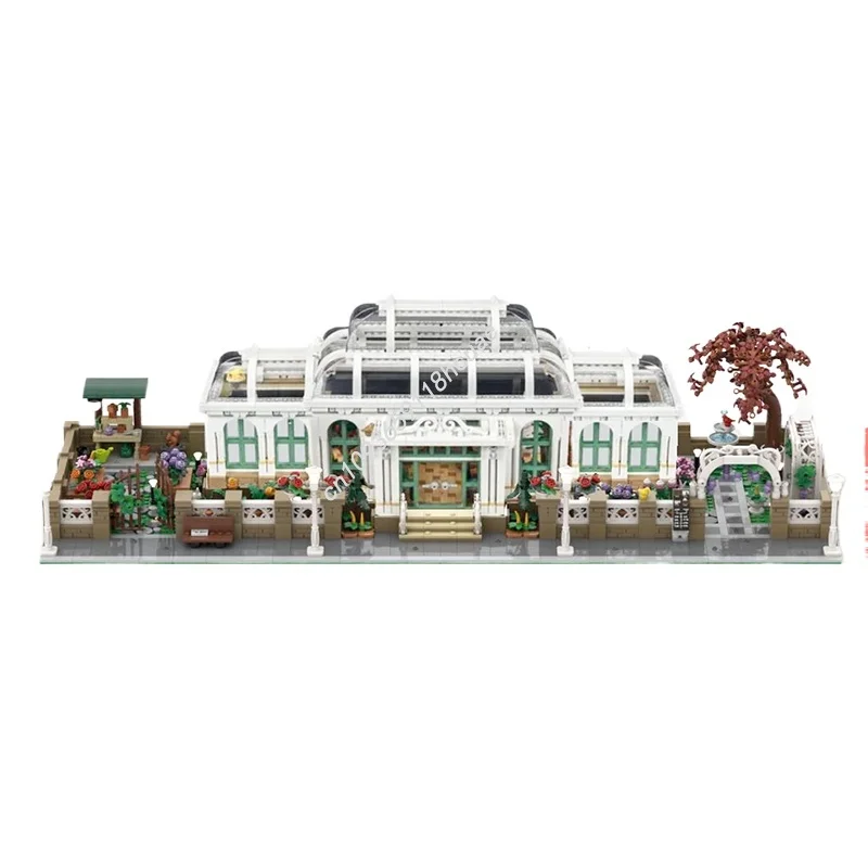 MOC Custom Modular The Botanical Garden - 21353 Expansion Street View Model Building Block Creative Assembly Bricks Toy Gift