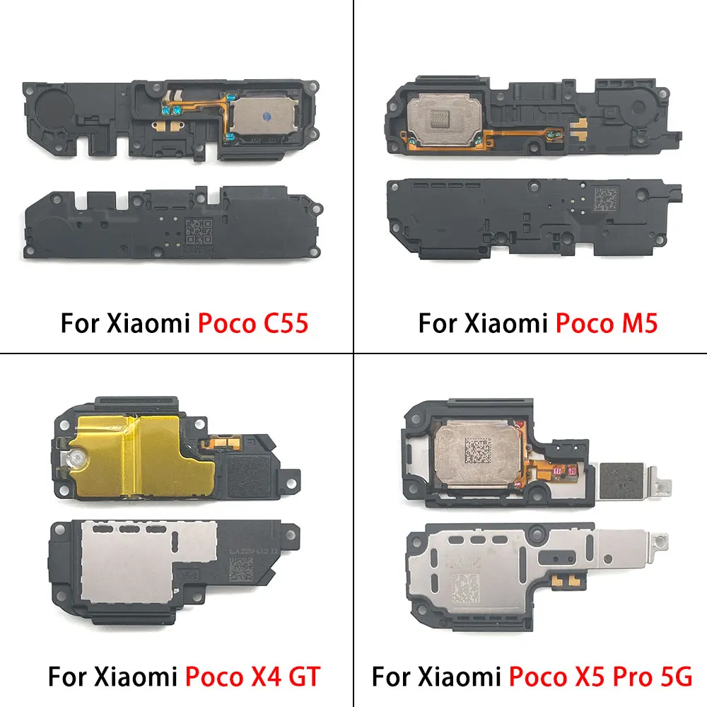 For Xiaomi Mi Poco X2 F2 M3 X4 X3 M4 X5 Pro 4G F4 5G Replacement Loudspeaker bottom Loud Speaker Sound Buzzer Ringer Flex Cable