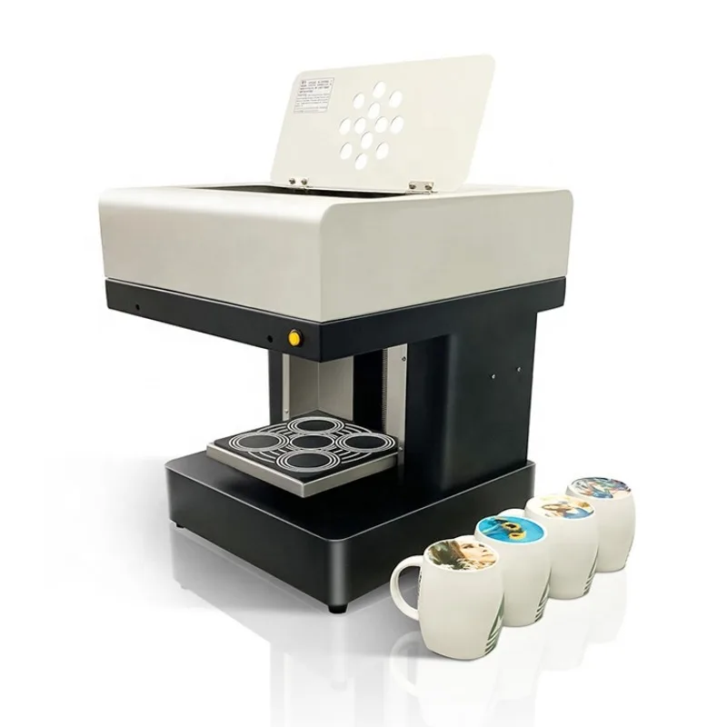 Automatic commercial selfie coffee printer