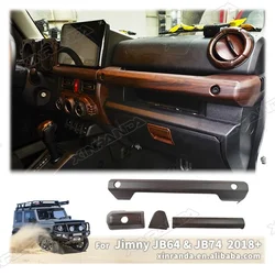 Jimny Accessories Co-Pilot Grab Handle Decoration Cover Trim Center Console Dash Panel For Suzuki Jimny JB74 JB64 JC74 2019-2024