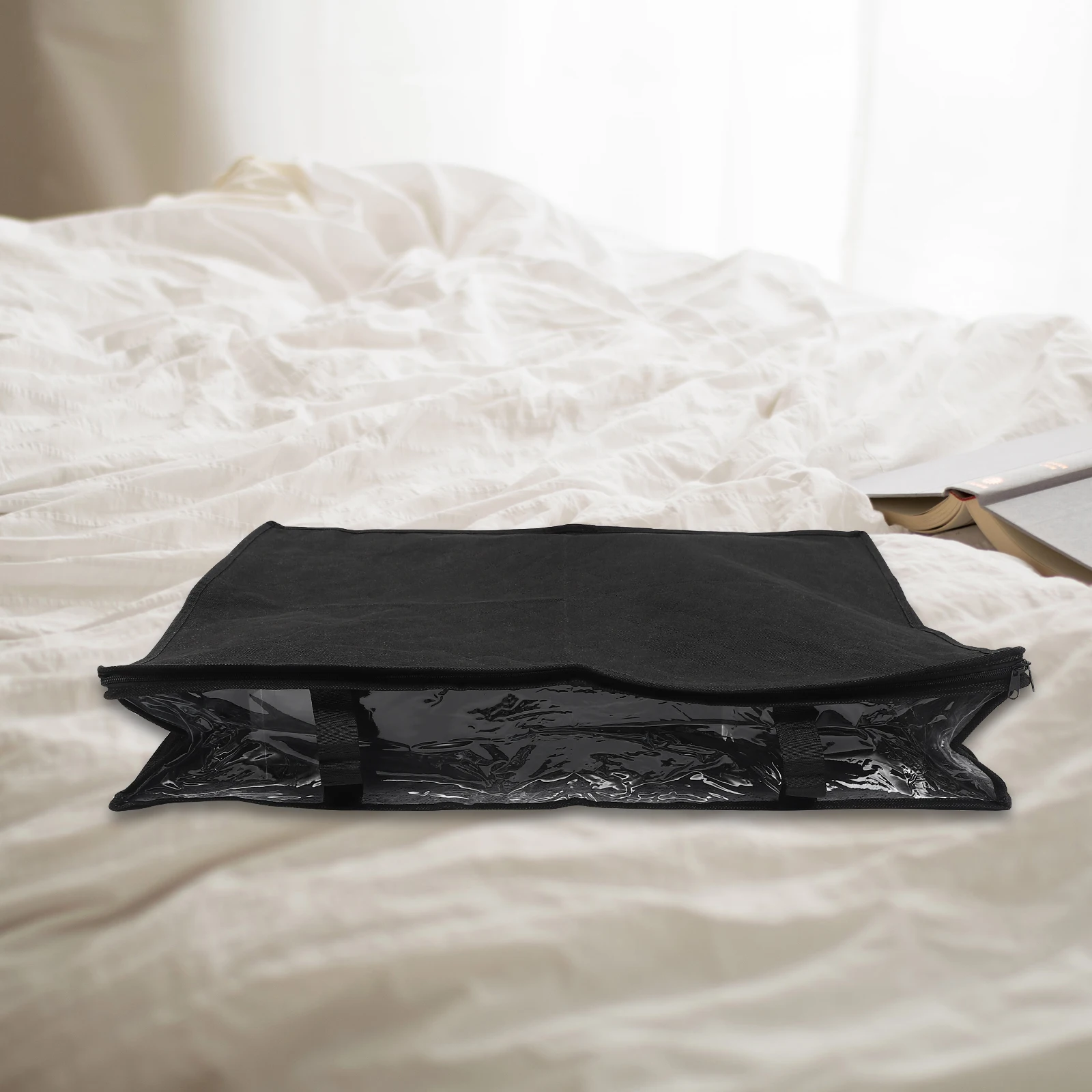 

2pcs Foldable Clothes Storage Organizer Bag Large Capacity Washable Underbed Storage Containers For Bedroom Closet T Shirt