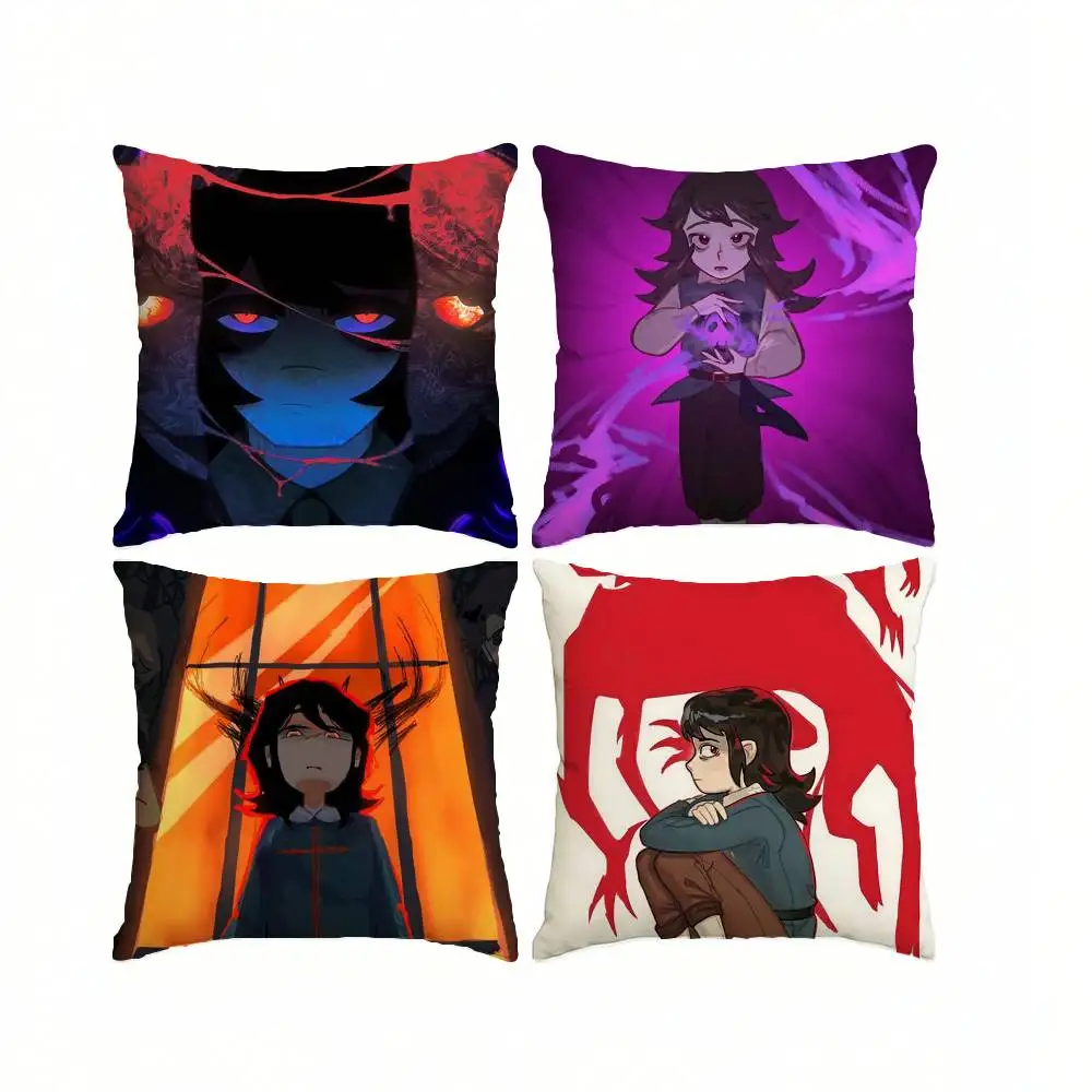 The Dread Demon A-Abaddon  Pillow Case Square Double-Sided Sofa Cushion Cover Bedroom Bedside Pillow