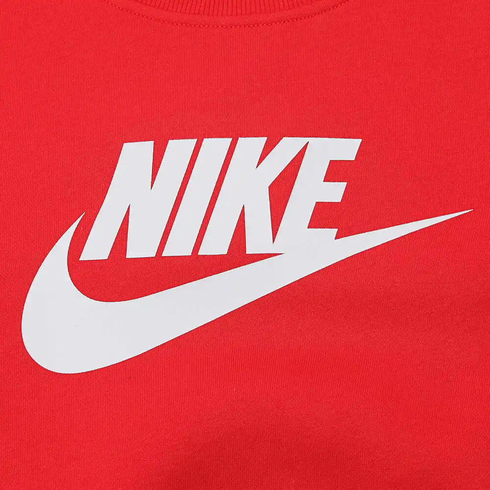 نايك 2025 الأولاد K NSW CLUB FLC CREW LS HBR محبوك هوديي FD2992-657 #4