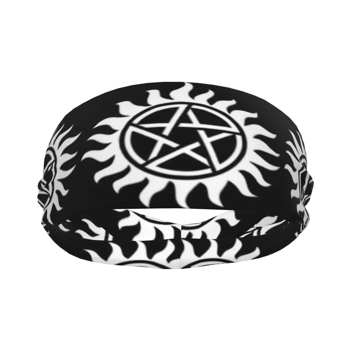 Sports Sweatband Breathable Headband Sweat Hair Head Band Supernatural Symbols Yoga Headband Wholesale