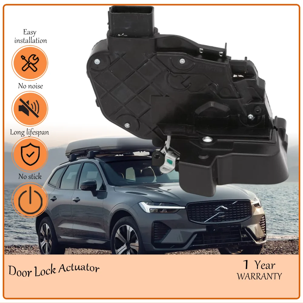 10Pin Rear Right Door Lock Actuator, Suited to Volvo XC60 2008-2017,oem 31253659,31416683,30784926,30799325,31253271