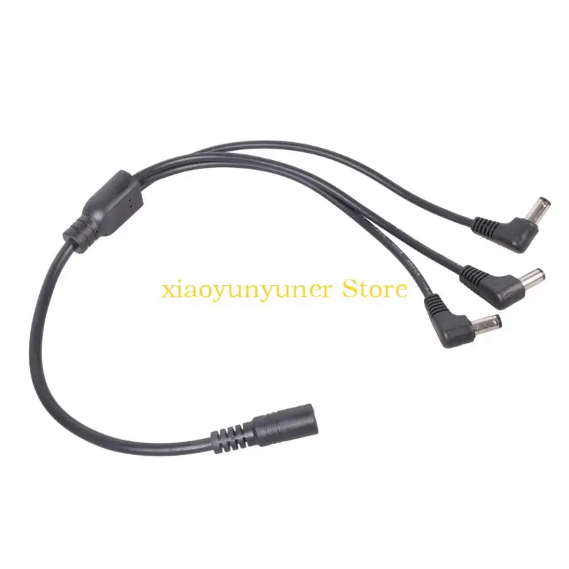 P9JB 5.5x2.1mm DC5521 Y Splitter Power Cable Female to 2/3/4 Male Extension Cord for LED and CCTV 40CM