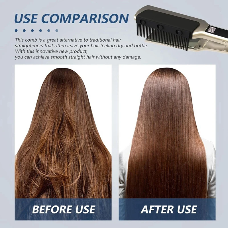 Peigne en fer plat à clipser, peigne à poignée pour fer plat, fer à lisser plat, accessoire de rêve