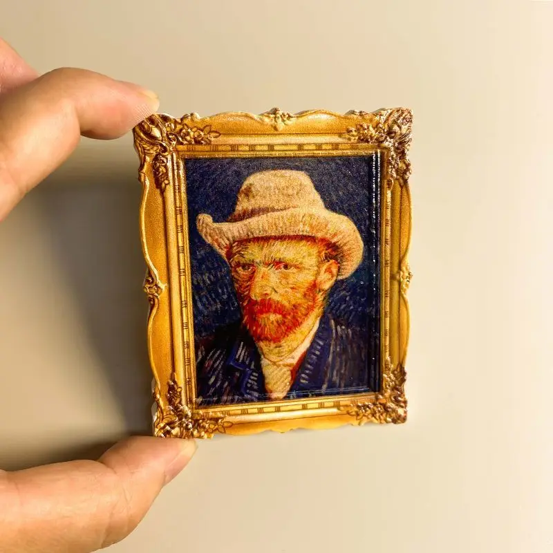 

3D Resin Netherlands Van Gogh Fridge Magnet Home Decor Magnets for Fridge Room Decor Aimants Frigo
