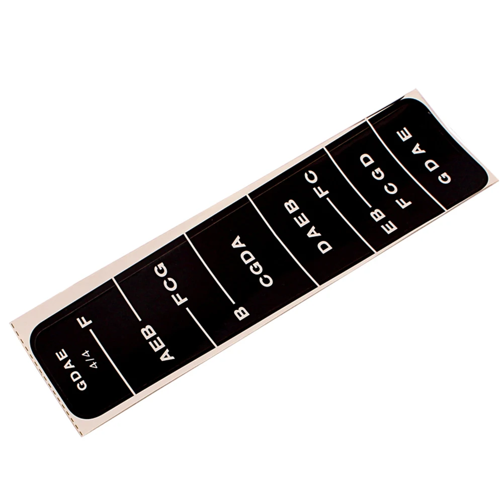 

10 Pcs Violin Fingerboard Stickers Durable Adhesive Easy Remove Beginners Violin Students Learn Scale Fiddle Guide