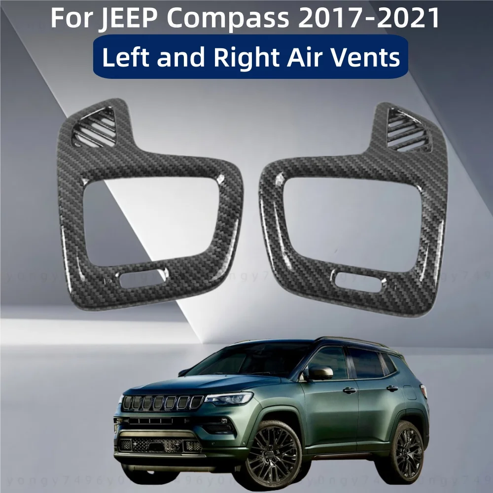 

Car Upgrade Stickers Left and Right Air Vents For JEEP Compass 2017 2018 2019 2020 2021 Modification Decoration Accessories