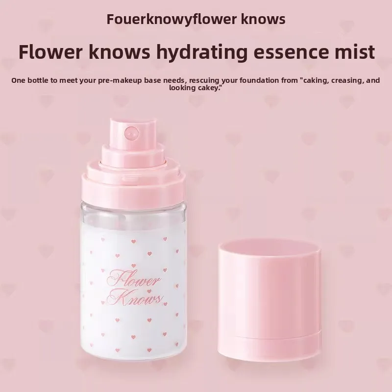 สเปรย์เอสเซนส์บำรุงผิวหน้า FlowerKnow Makeup Base Moisturizing Essence สำหรับเตรียมผิวก่อนแต่งหน้า ผลิตภัณฑ์ดูแลผิวแบบเกาหลี ช่วยเติมความชุ่มชื้นให้ผิวหน้า