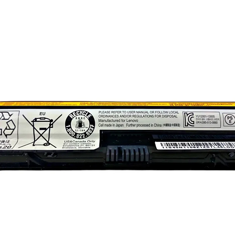 Imagem -03 - Bateria do Portátil para Lenovo 100 Original 2800mah L12l4a02 L12l4e01 L12m4a02 L12m4e01 L12s4a02 L12s4e01