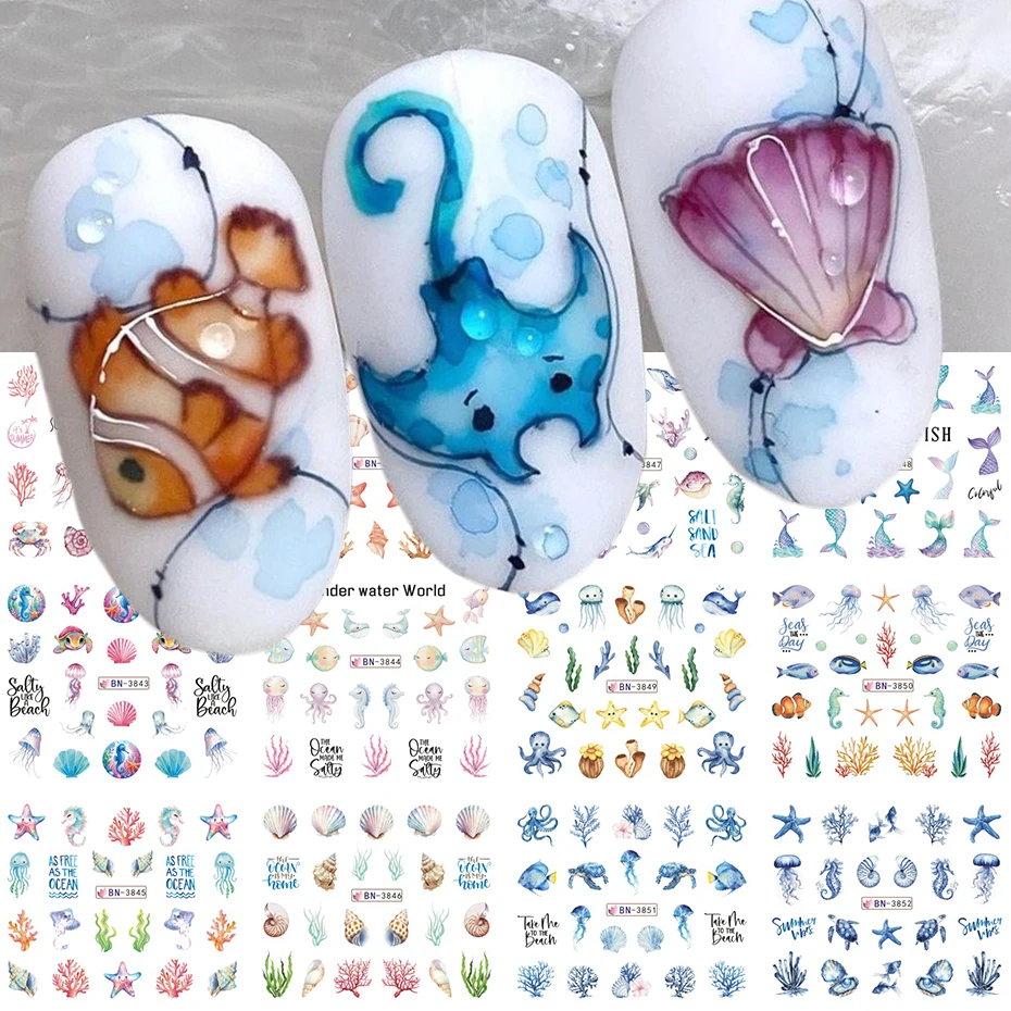 12 Stück Ozean-Themen-Wunder-N – Nail Art France Bewertung und Preis