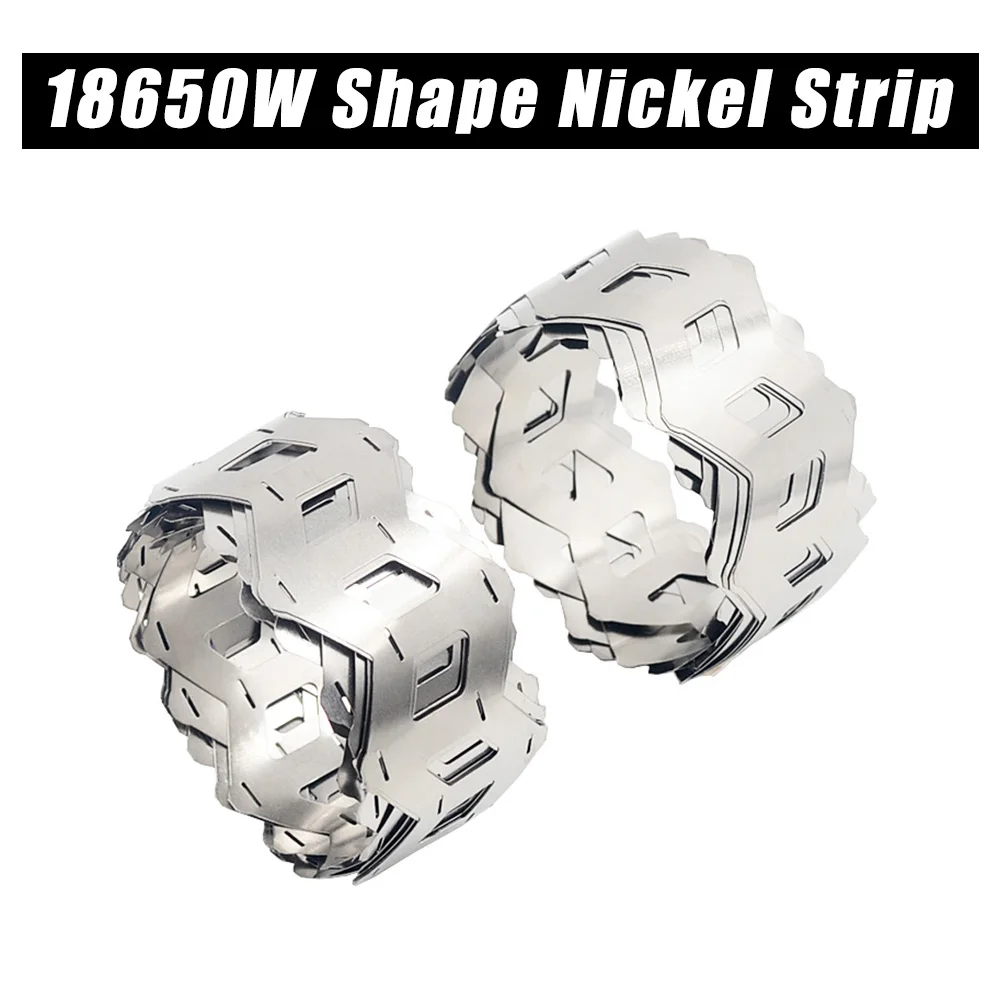 1meters 18650 Nickel Strip Nickel Sheet W Type Nickel Strip Coil 2 Units W Type