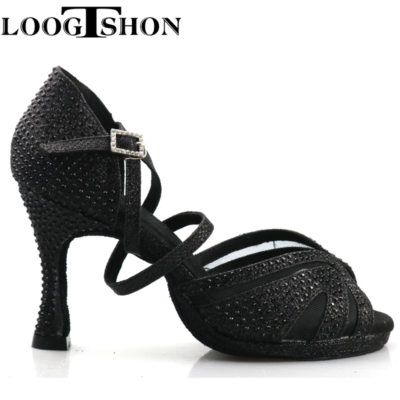 LOOGTSHON zapatos de baile con plataforma de agua Latina para mujer, zapatos de tacón alto para mujer, tacones de Jazz para niñas, zapatos de plataforma para mujer