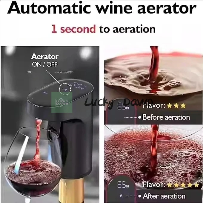 

2024 Новый портативный мини-автоматический графин для вина, электрический аэратор для вина и диспенсер для вина