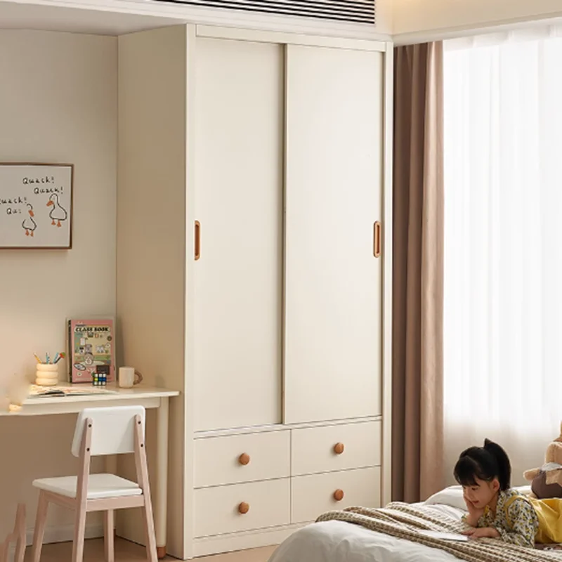 

Nordic Drawers Handle Closet Luxury Locker Kids Mdf Storage Organizer Sliding Wardrobe White Children Armario Bedroom Furniture