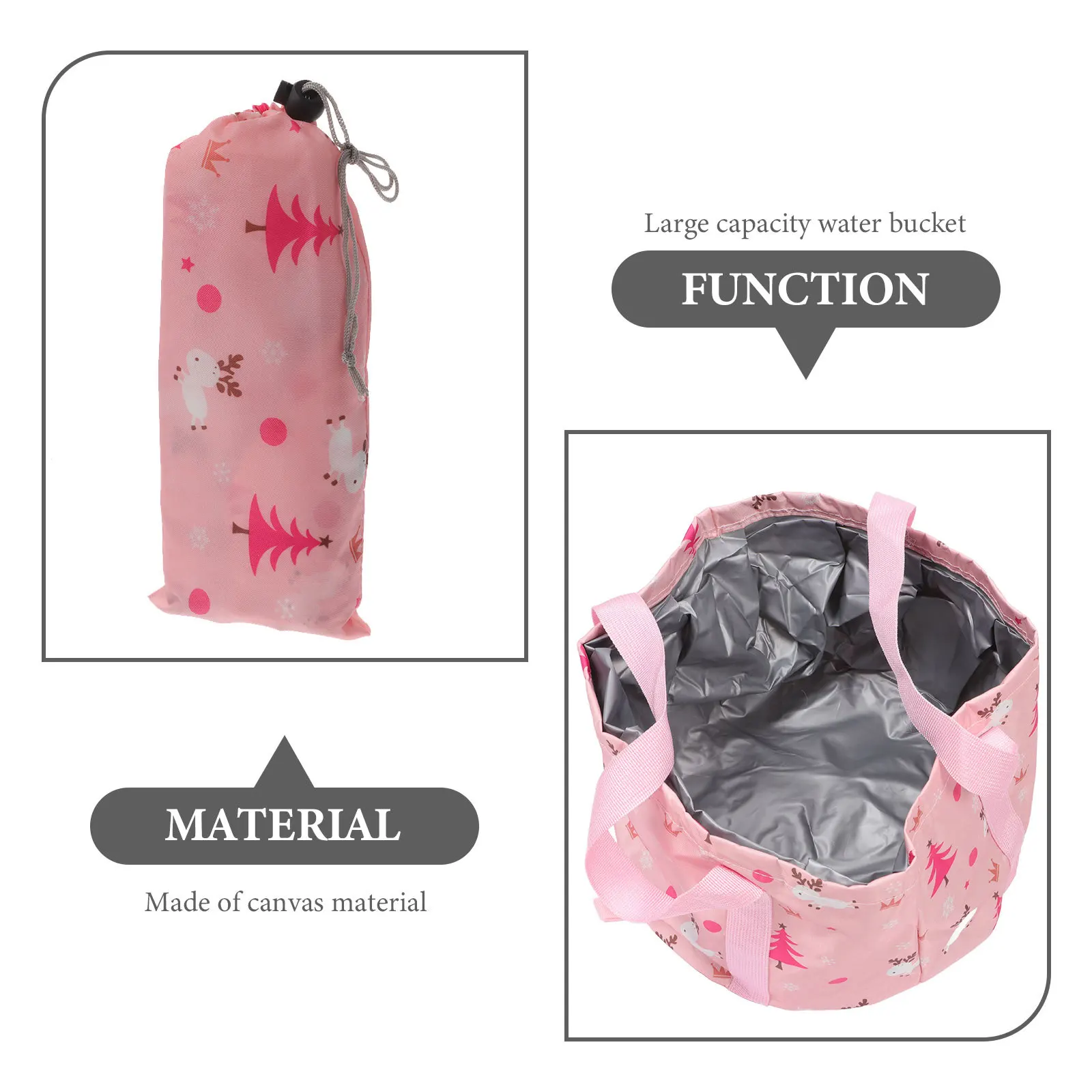 

Foldable Water Bucket Large Capacity Portable Collapsible Outdoor Camping Fishing Car Wash Picnic Container Bucket Wash Car