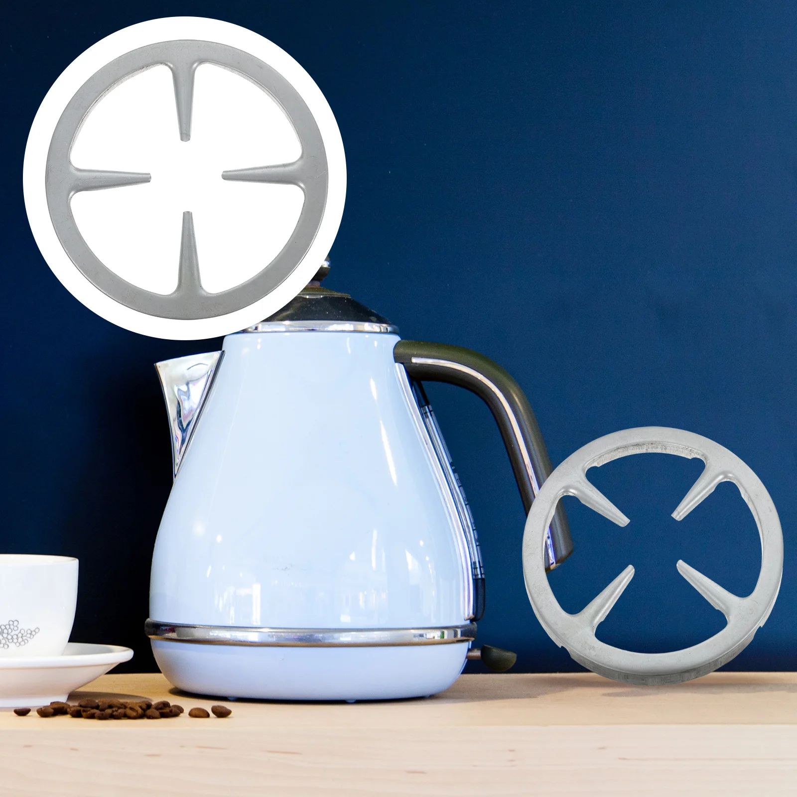 

Coffee Pot Holder Thickened Gas Stand Stainless Coffee Pot Fixing Stand Steel Kitchen Rack Riser Home Restaurant Cookware Parts