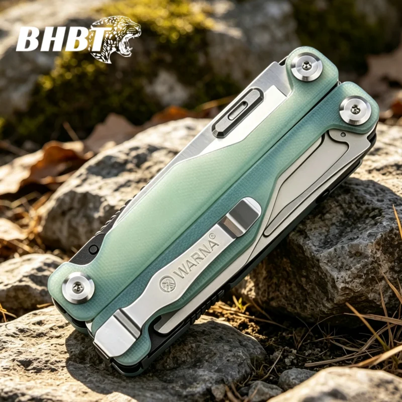 BHBT Folding Multitool Pliers Multi-functional Combination Tool Pliers Folding Scissors EDC Outdoor Equipment Swiss