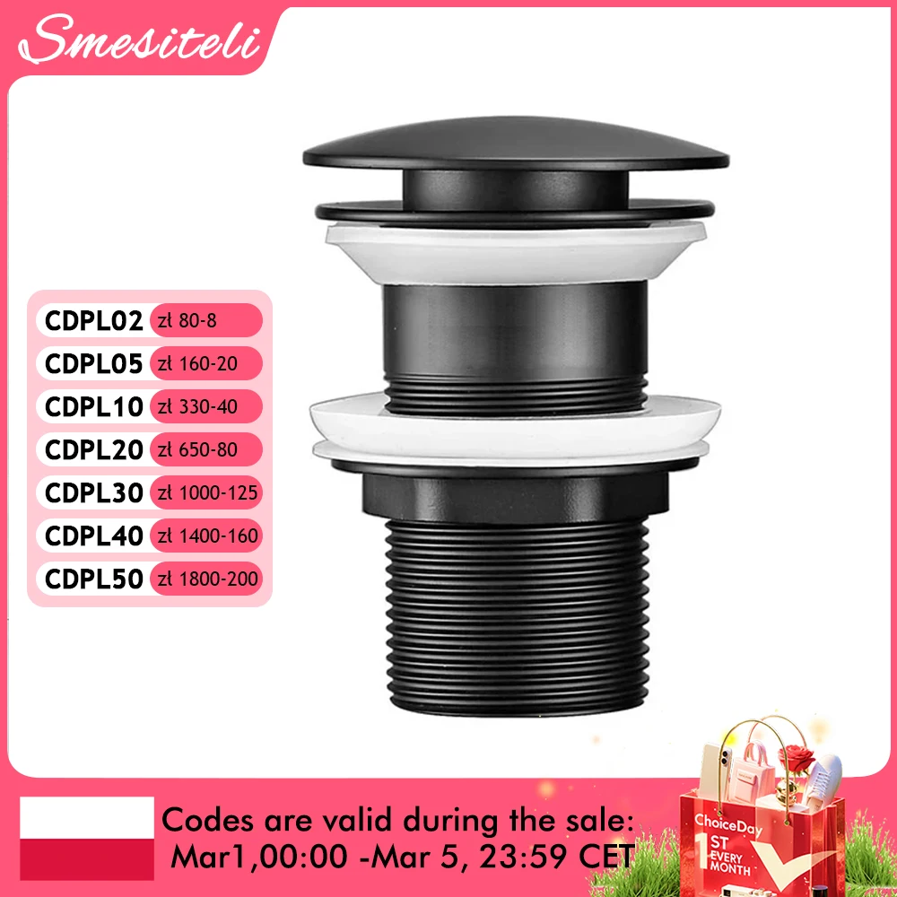 Matte Black Goldห้องน้ำอ่างล้างหน้าสแตนเลสท่อระบายน้ำล้นห้องครัวท่อระบายน้ำStopperไม่มีรู