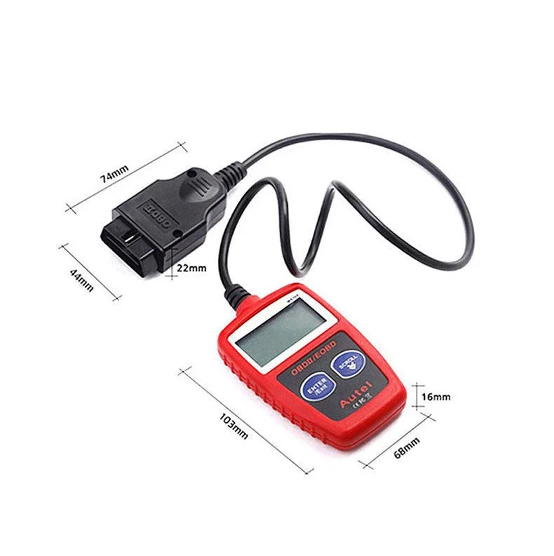 MS309 OBD2 Car Fault Diagnosis Instrument Engine Diagnostic Scanner Tools Clear Fault Codes Turn Off Check Error Light Repair