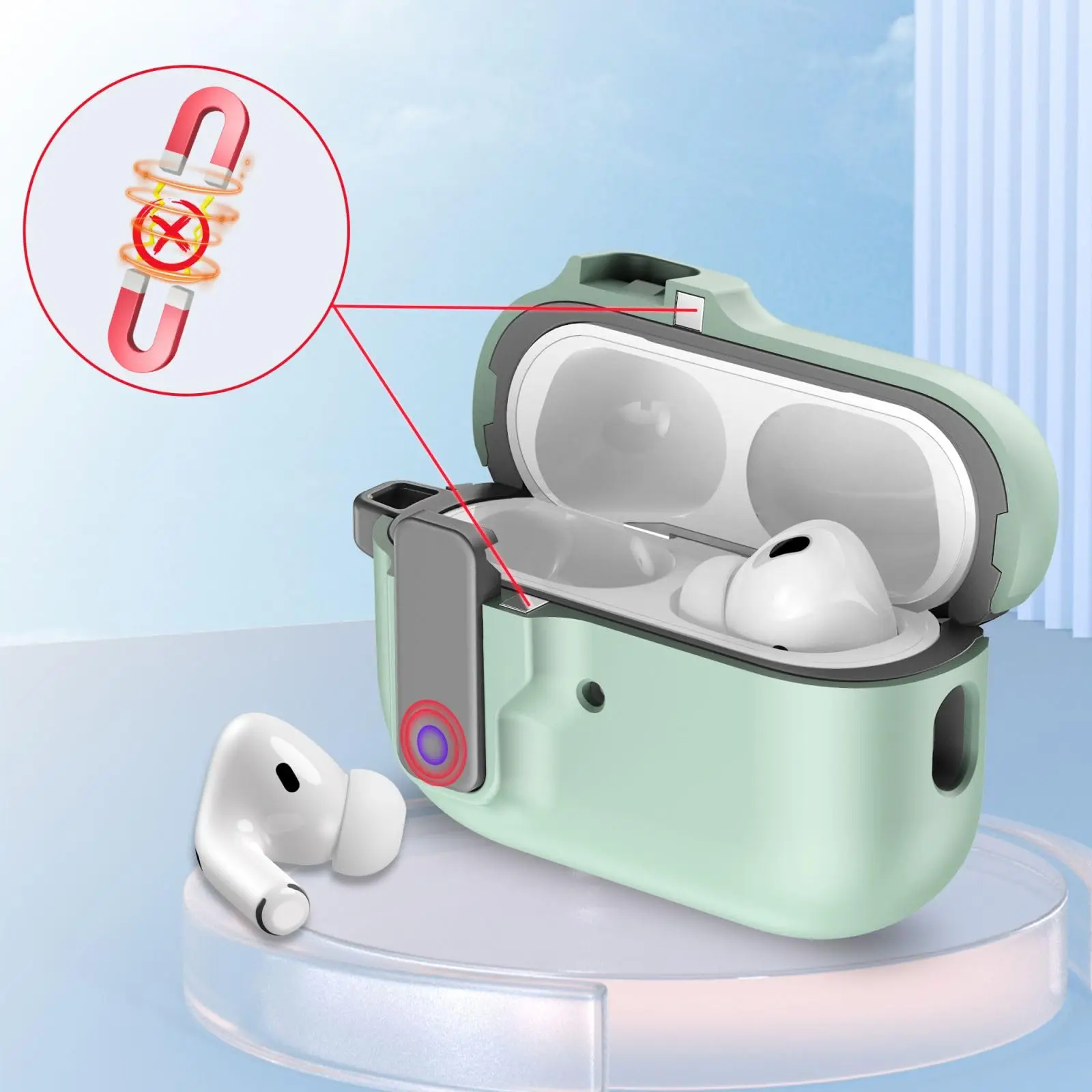 AirPods 4用ソフトTPUヘッドホンケースアクセサリー耐衝撃カバーワイヤレスイヤホン完全保護ケースAirPods Pro 2用