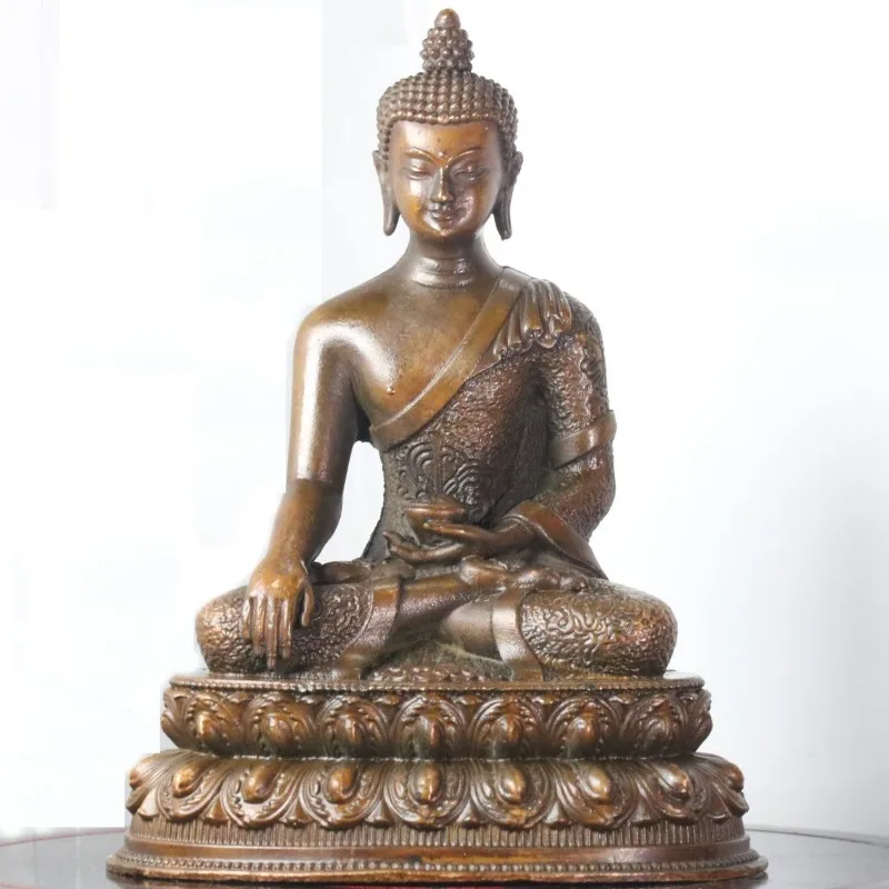 Antique Tibetan Buddhism Medicine Buddha Statue Desktop Ornaments Buddhist Bhaisajyaguru Figurines Home Decorations Living Rooms