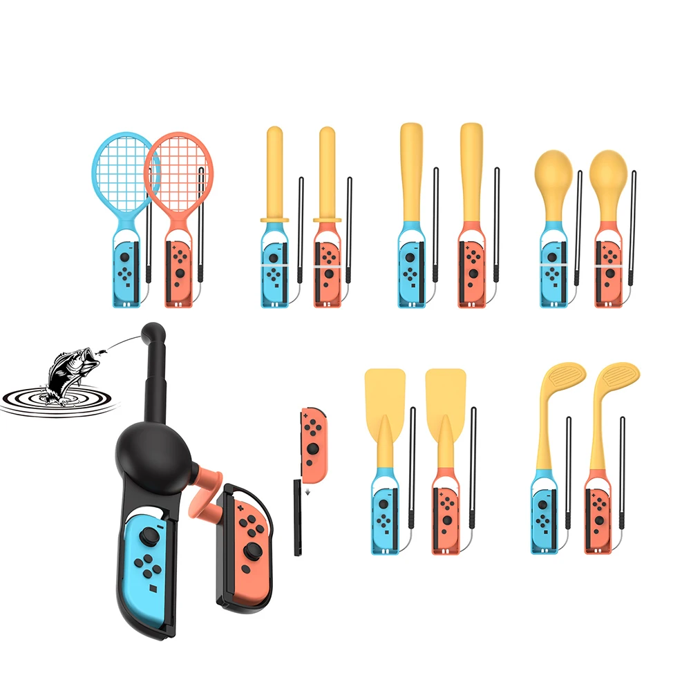 Sport Accessories Bundle for Nintendo Switch 2, 24 in 1 Switch 2 Accessories Kit Compatible with Nintendo Switch 2 Joy-Con