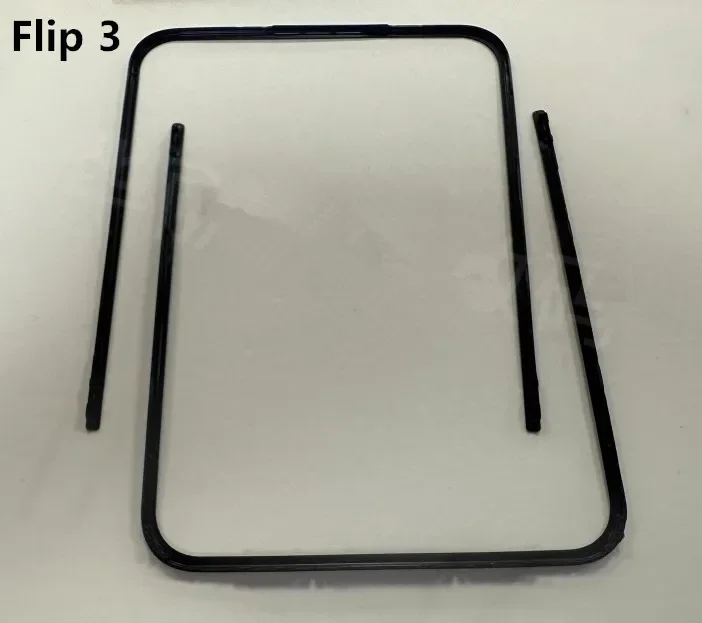 F776 F766 F741 Edge Strips For Samsung Galaxy Z Flip 8 7 6 5 4 3 Middle Frame Stand Housing Bezel Repair Part + Buckle Connect