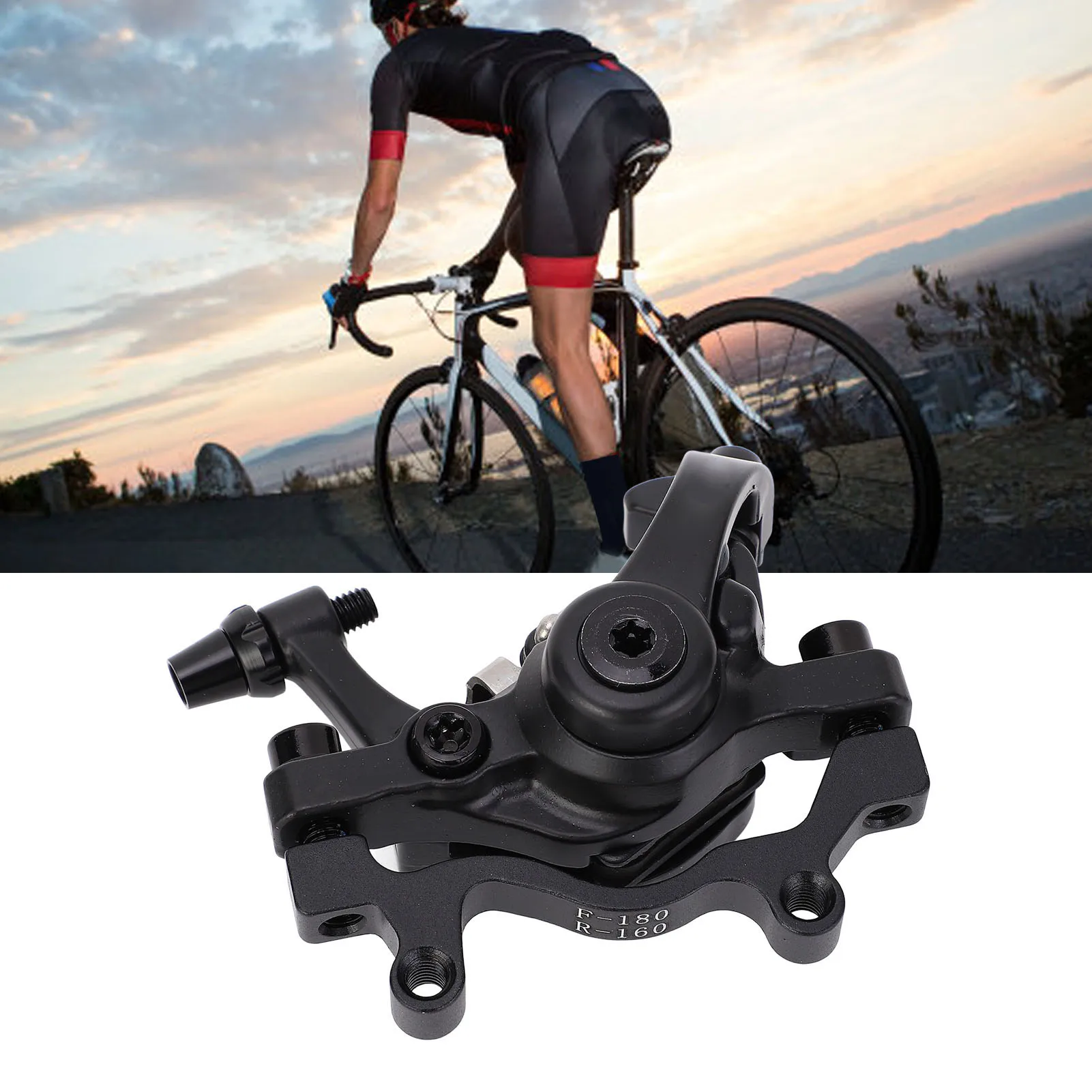 

Bike Disc Brake Professional Double Side Drive Aluminium Alloy Disc Brake Caliper For Mountain Road Bike Brake Accessories