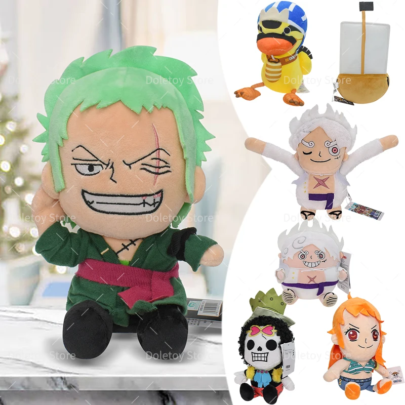 Muñeco de Peluche Original de One Piece, Laboon, Nami Gear 5, Luffy, Brook, Tony Tony Chopper, Juguete de Anime, Regalo de Navidad