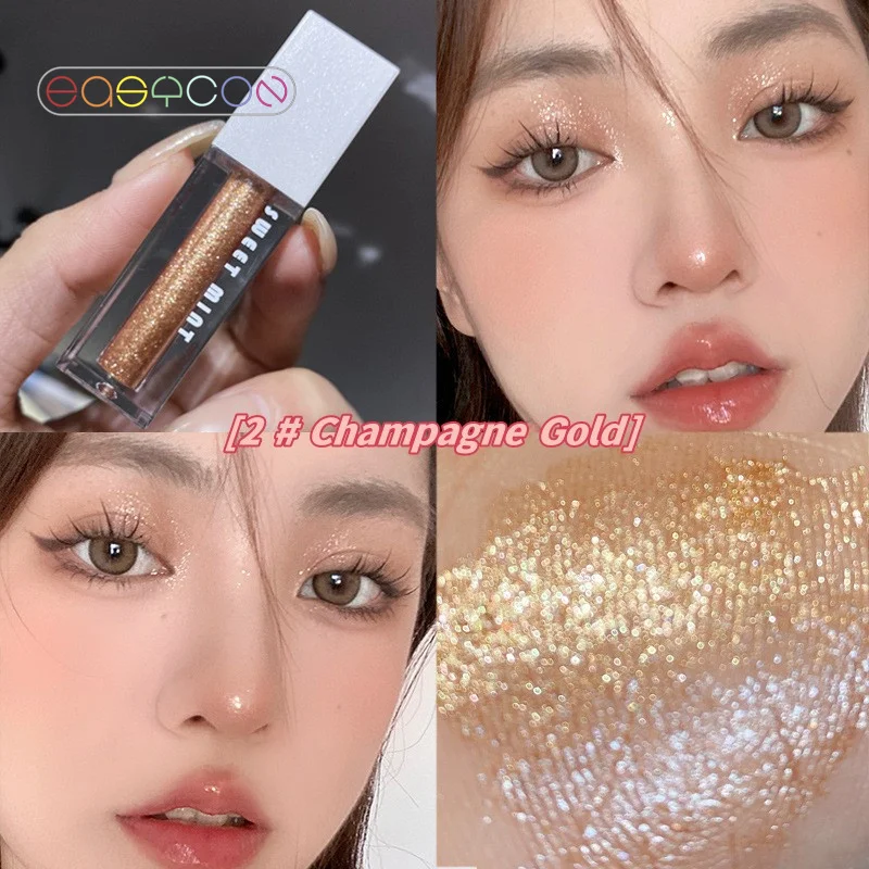 Liquid Eyeshadow Eye Liner Pen Metallic Diamond Shiny Eyeshadow Palette Shimmer Pigmented Long lasting Cosmetic Makeup