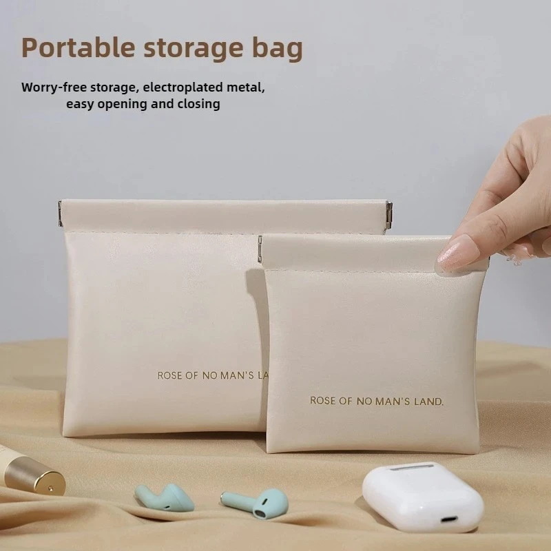 Mini-Geldbörse mit Magnetverschluss, mehrfarbige Aufbewahrungstasche für den Alltag, leichte Reisetasche, praktische Tasche für Lippenstift, Münzen und Kleinigkeiten