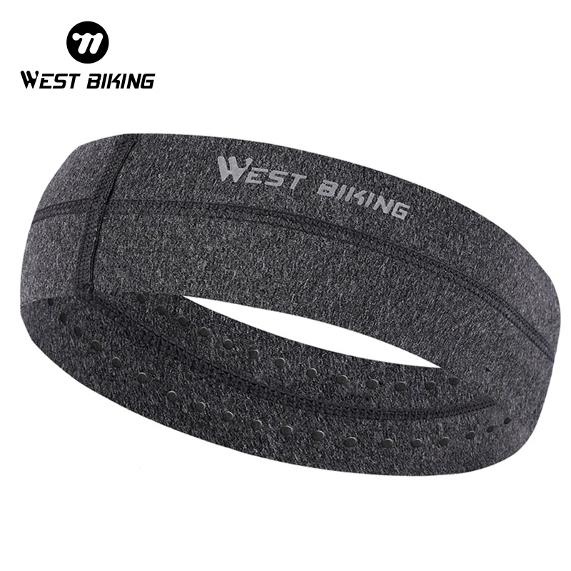 WEST BIKING Elastic Sweatband Sports Gym Hair Band Anti-Slip Breathable Women Men Basketball Fitness Volleyball Yoga Headband