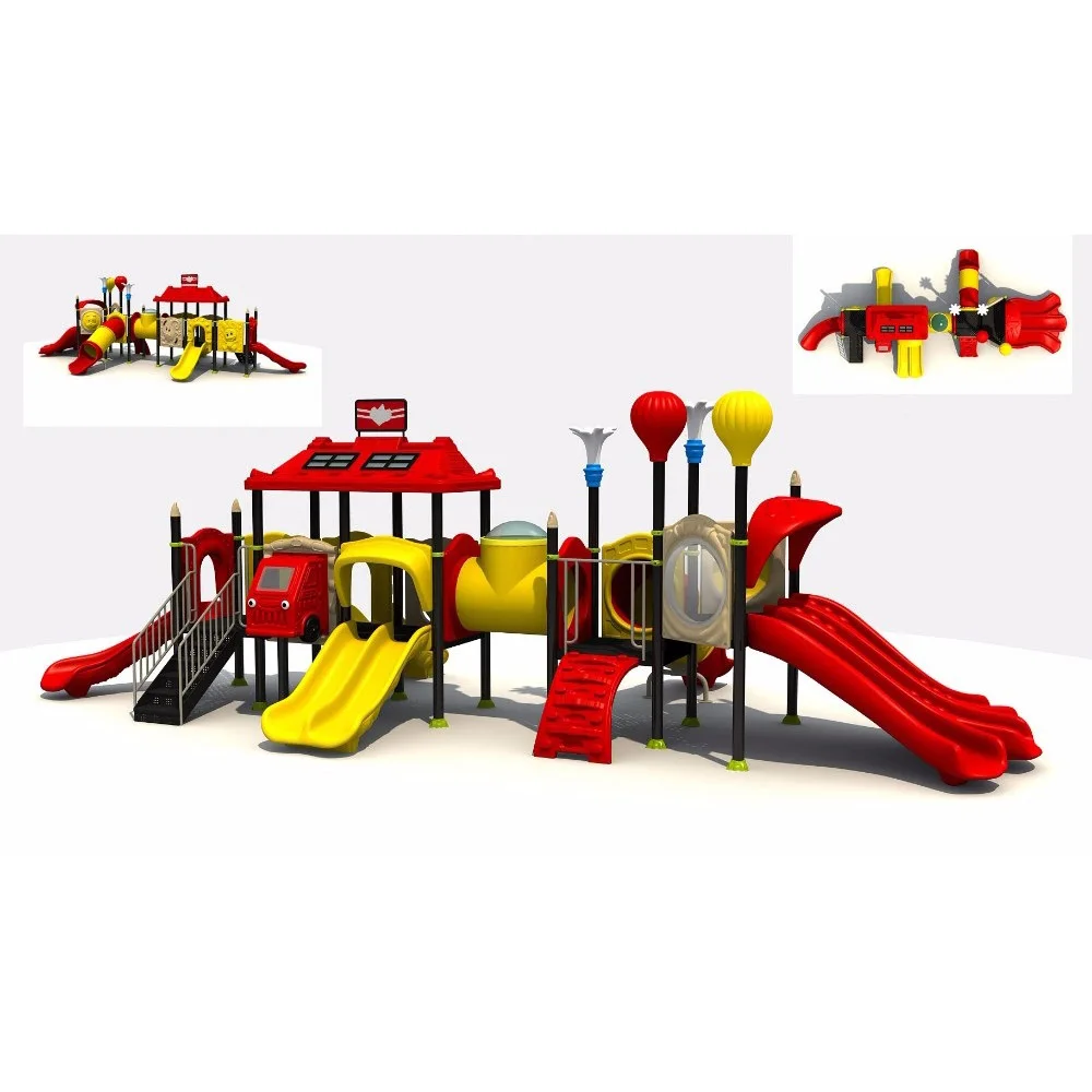 Residential Area Children Playground CE Certified Kids Outdoor Play Slide Direct Factory HZ-160310