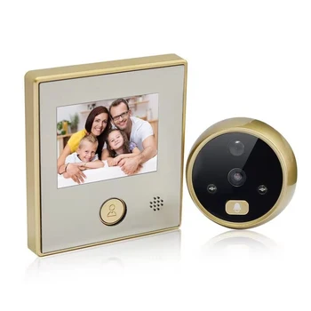 2.8 inch Digital Peephole Viewer Color Screen Smart Video Doorbell Door Camera with 160° Wide Angle Night Vision Motion Detection